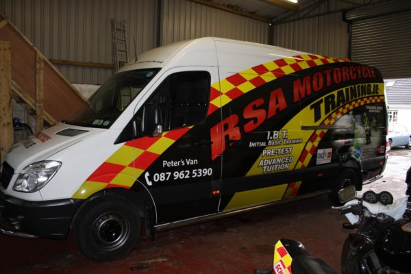 Sign on Time_signage_Van Wrap Leinster