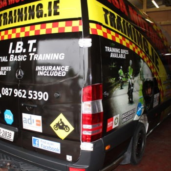 Sign on Time_signage_Van Wrap Leinster